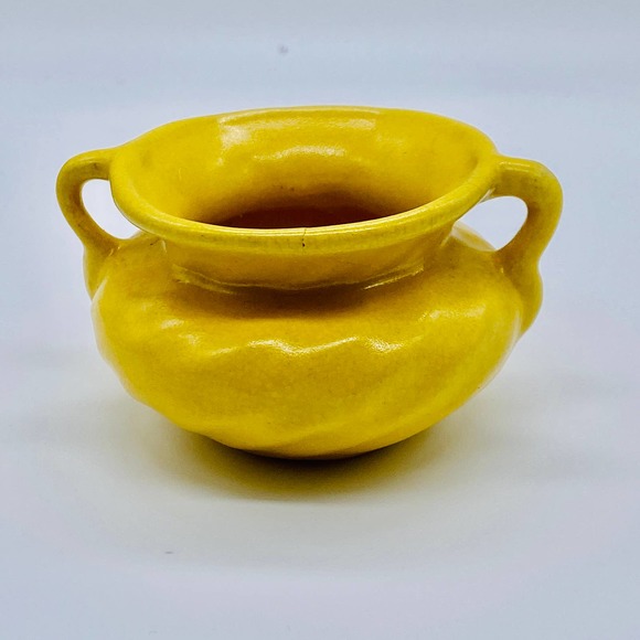 Vintage Demitasse Yellow Stangl Pottery Open Sugar See Description - Picture 4 of 10